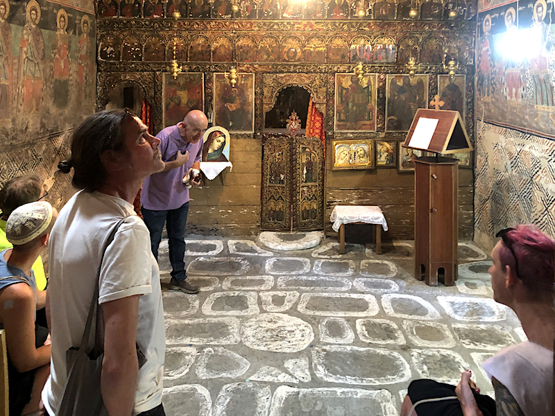 Tour with Yiannis Angelou to Holy Monastery of Evangelistria, Kypseli