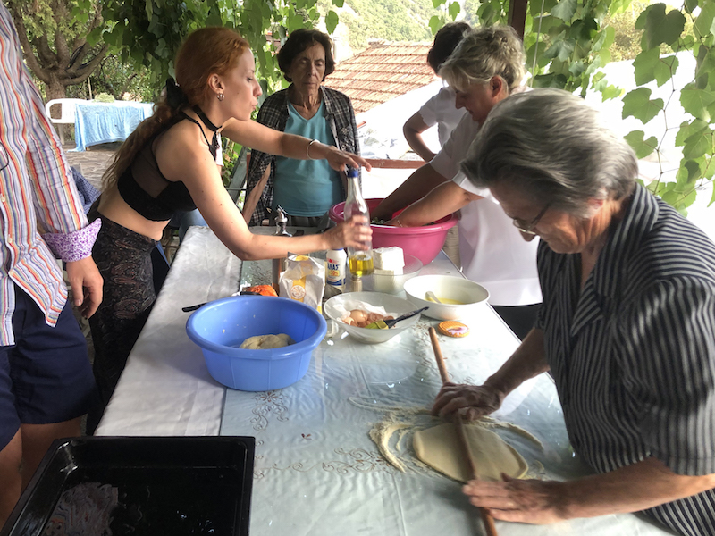 Traditional Epirus Pie workshop by Mrs. Chrysanthi Karali, Mrs. Alexia Bouri