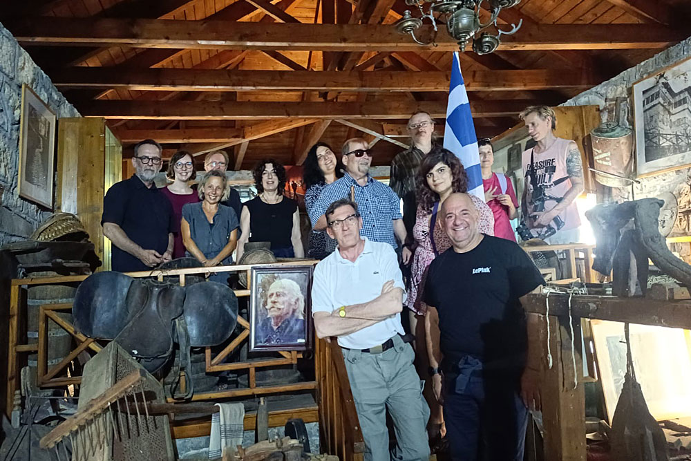 Group photo at Pantalis Karalis Museum